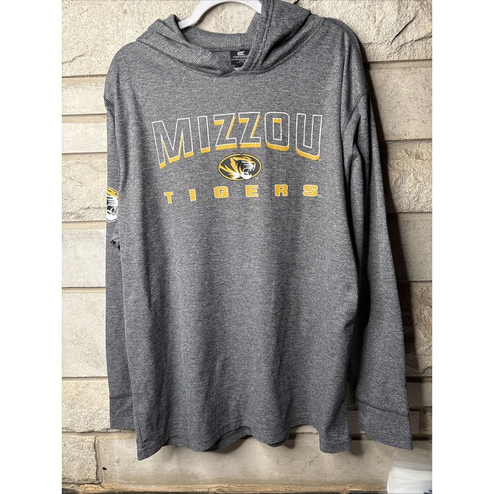 University of Missouri Mizzou‎ Tigers Pullover Hooded Sweatshirt Mens XXL